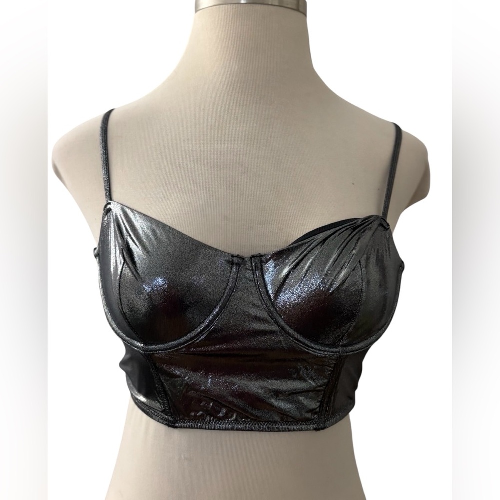 FOREVER 21 Metallic Bustier Women’s Size XL NWT